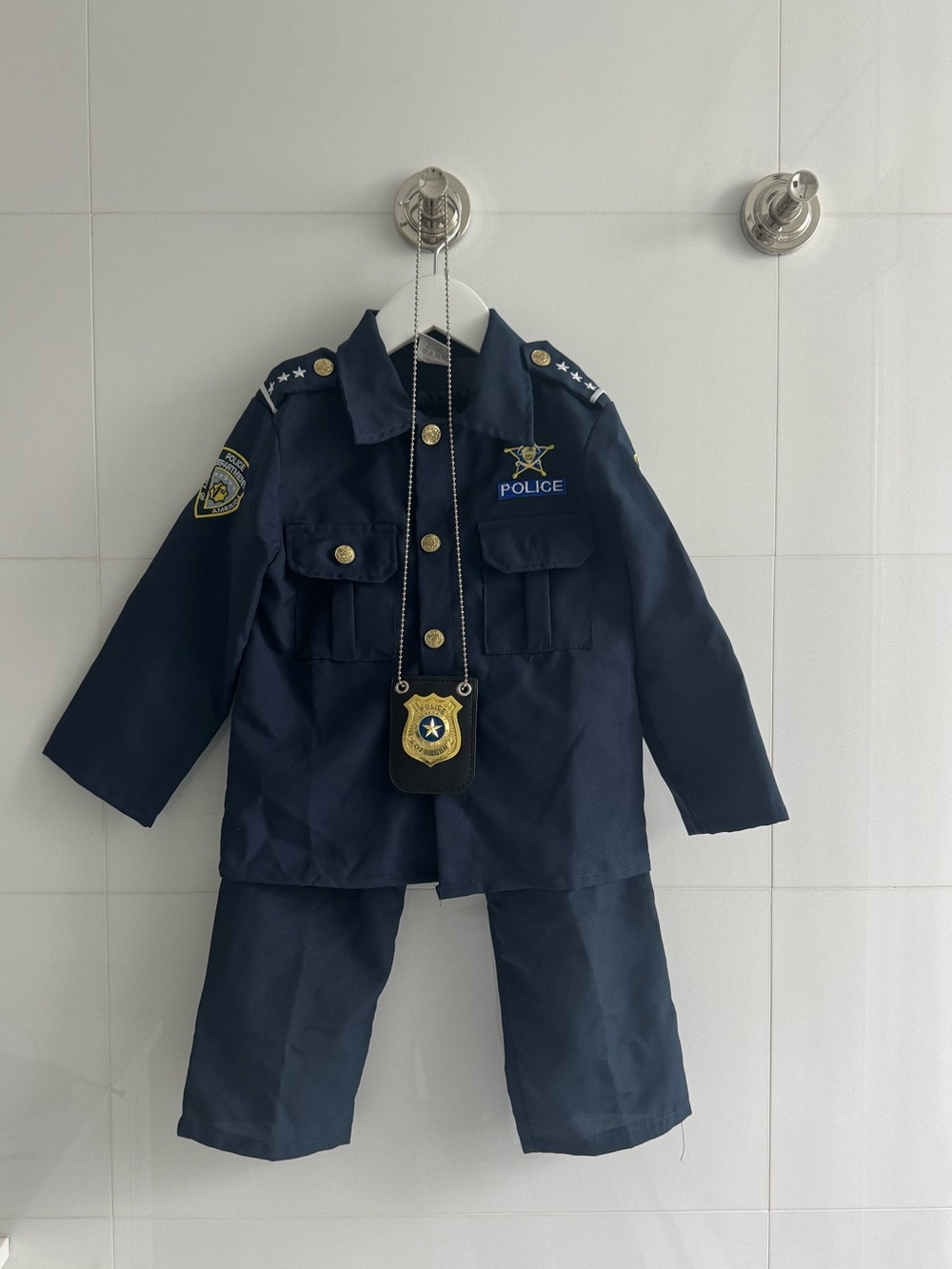Kids Police Halloween Costume